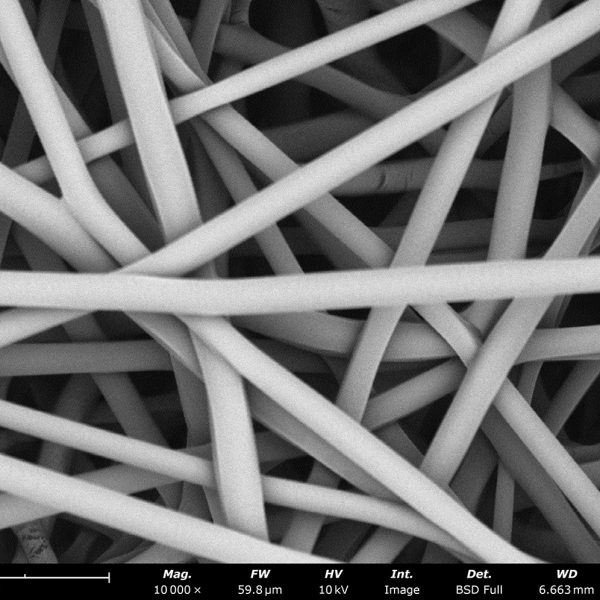 PLA fibers made using HFIP solvent