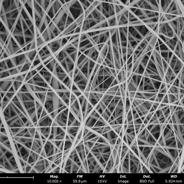 PVDF-HFP Fibers made with DMF/Acetone mixture